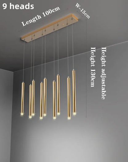 Modern Minimalist Led Dining Room Chandelier Nordic Luxury Living Room Lights Kitchen Island Dining Table Decorative Lamps
