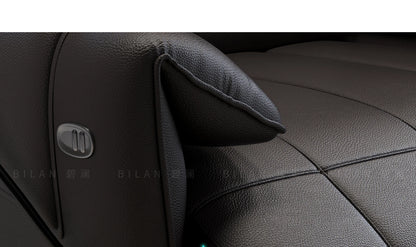 Genuine Leather Modern Sofa Chair Living Room Electric Designer Reclining Sofa Italian Loveseat Divano Soggiorno Home Furniture