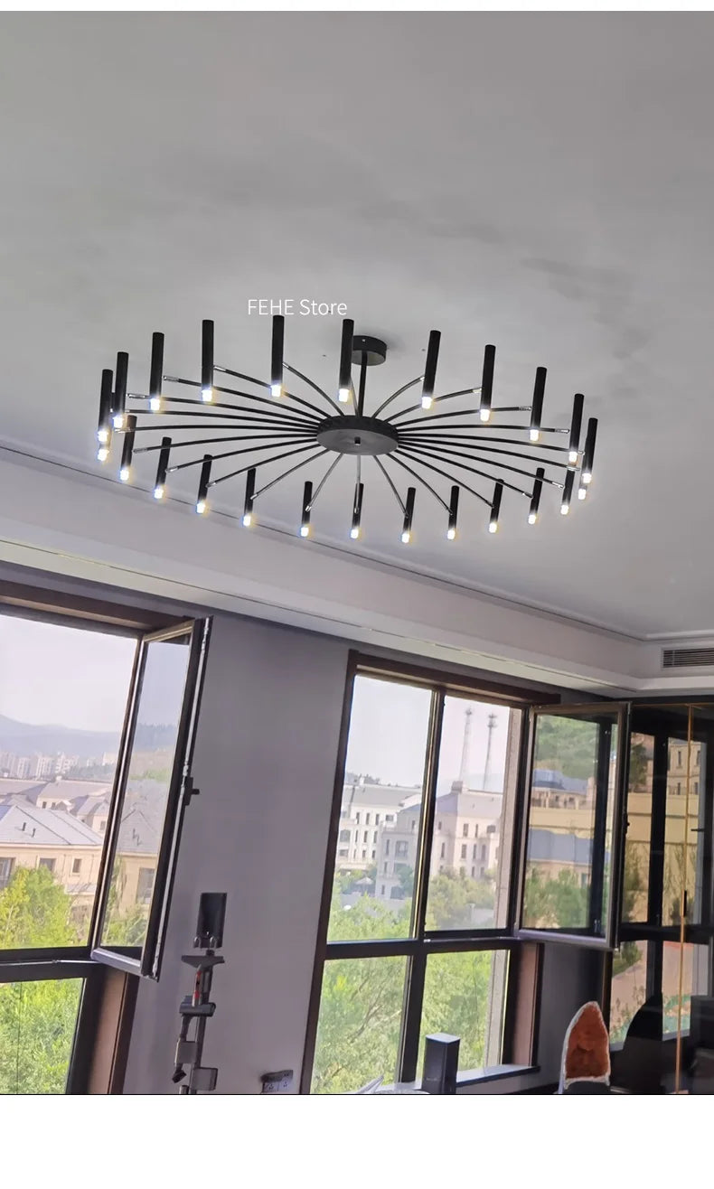 Living room lamp, new light luxury bedroom chandelier Nordic lamps modern minimalist atmosphere For home dining room Lights