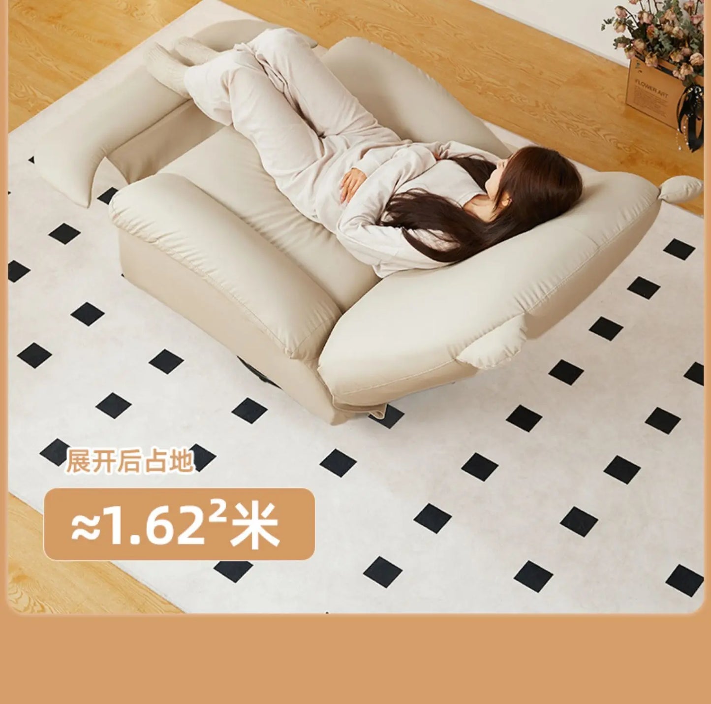 Electric Modern Individual Armchair Rattan Furniture Living Chair Upholstered Rocking Ground Bedroom Sillon Chairs Wheel Design