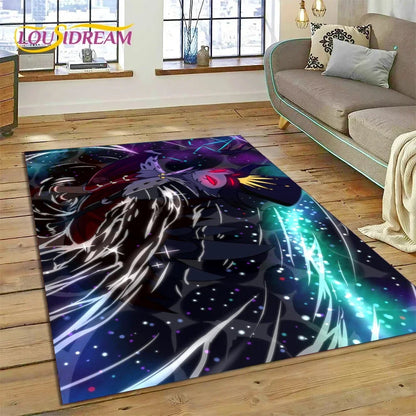 Cartoon H-Helluva Boss Blitzo H-Hazbin Hotel Carpet Rug for Bedroom Living Room Home Sofa Decoration,Child Large Decor Floor Mat
