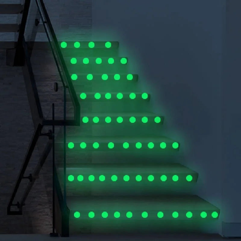 407 PCS Luminous Dot Living Room Children's Room Decoration Fluorescent Wall Stickers Home Wallpaper Bedroom Decoration