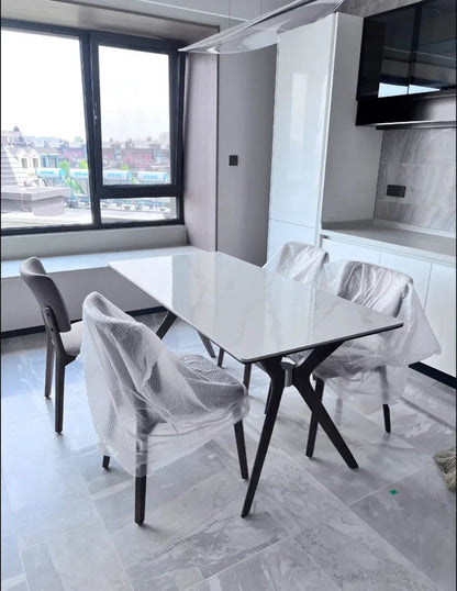 Wood Table China Mesas De Cristal Luxury Modern Dinner Dining Table Set Restaurant Center Mesa Plegable Garden Furniture Sets