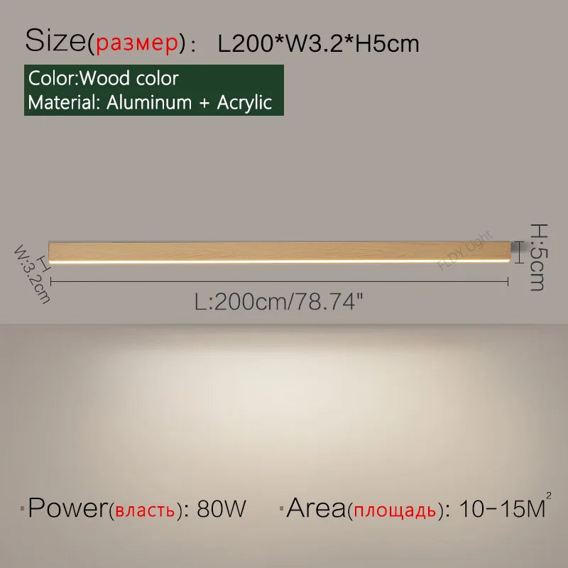 Ceiling lamps for kitchen, living room, ceiling lights led bedroom, dining room, Nordic modern aisle, balcony strip light