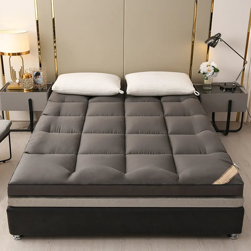 Foldable summer soft cushion quilt tatami bed thickened soft mattress Feather down mattress