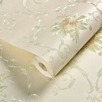 Floral Wallpaper Self-adhesive Warm Girl Bedroom 3d Thickening Wall Decoration Stickers Living Room Restaurant Sofa Background