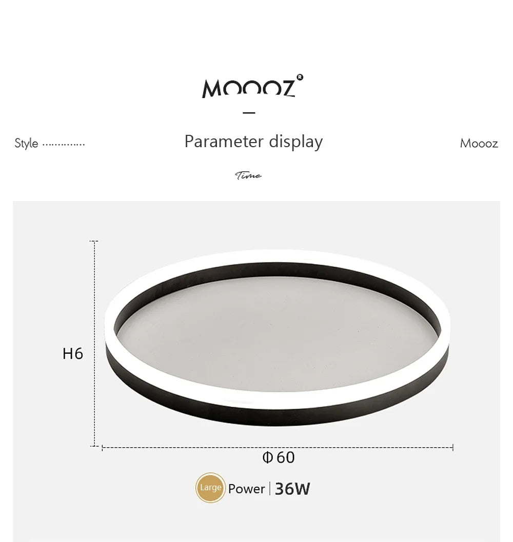 Modern LED Ceiling Lamp Chandelier for Living Dining Room Kitchen Bedroom Nordic Simple Round Home Decor Lighting Fixture Luster