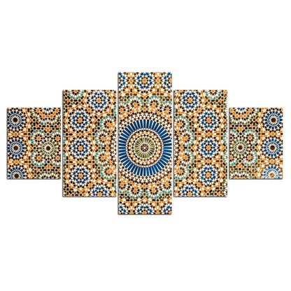 5 Panel The Quran Islamic Calligraphy Canvas Painting Motto Mosque Posters Prints Wall Art Canvas Printed Pictures Home Decor