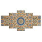 5 Panel The Quran Islamic Calligraphy Canvas Painting Motto Mosque Posters Prints Wall Art Canvas Printed Pictures Home Decor