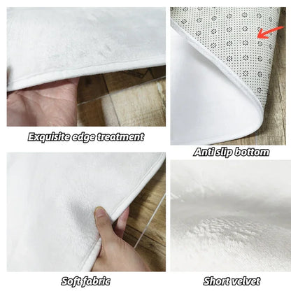 European Style Large Size Carpets for Living Room Decorative Household Rug for Bed Room Washable Non-slip Floor Mat Customizable