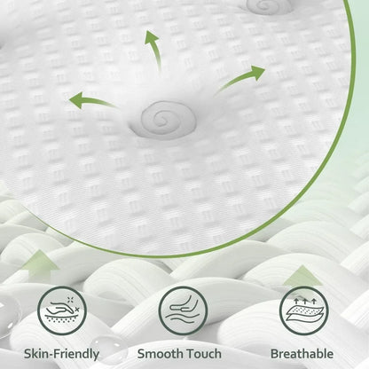 14 Inch Hybrid King Size Mattress in a Box, Mattress with Gel Memory Foam and Pocket Spring , Ergonomic Design & Edge Support
