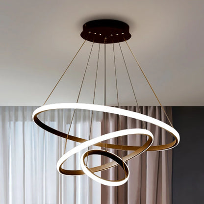 Modern Ceiling Chandelier Lighting Adjustable LED Pendant Chandelier High Brightness Ceiling Lamp for Living Room Bedroom