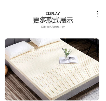 Thailand natural 100% latex mattress with cover natural rubber pure mattress 1.8m bed 2.0m thickened home dormitory cushion mats