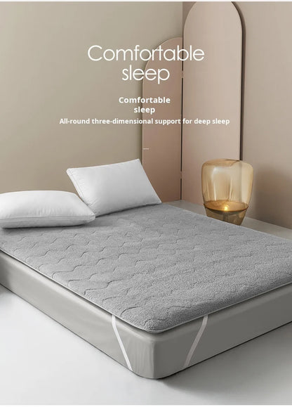 Student dormitory foldable thickened warm lamb velvet tatami mattress winter floor bunk bed mattress Home Double mattress
