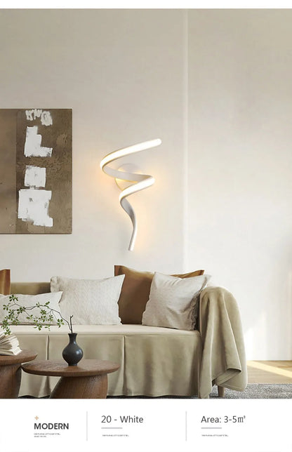 Modern Minimalist LED Wall Lamp Home Indoor Decor wall Sconce For Living Room Bedroom Bedside Lustres Backgroud Light Decoration