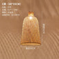 Zen Bamboo Chandelier New Chinese Lantern Hotel Chinese Style Restaurant Restaurant Bamboo Artwork Duplex Staircase Long Chandel