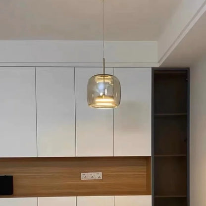 Glass LED Pendant Light for Kitchen, Restaurant, Hanging Lamp, Modern Bedroom, Bedside Shop Decoration, Ceiling Chandeliers, Lustres Decor