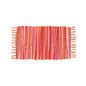 Cotton Tassel Carpet Rug Handmade Bedroom Rug Bedside Floor Mat Entrance Doormat Stripe Kitchen Mat Machine Washable Bath Rug