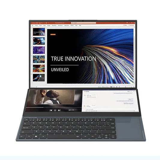 16+14 Dual Screen Touch Intel Core i7-9750H Gaming Business Laptop RAM 64GB SSD 4TB Backlight 6-Core 12 Thread DDR4 HD 4.5GHz