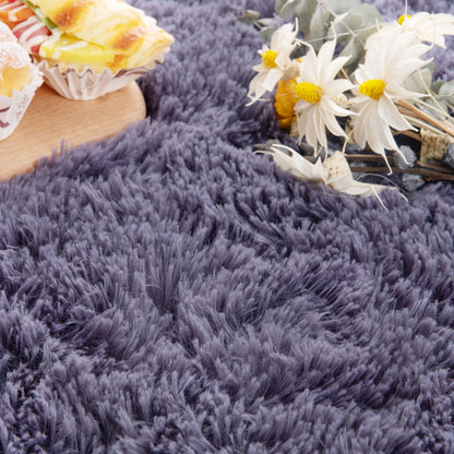Thicken Faux Fur Area Rugs Oval fluffy Long Hair Carpet Floor mats plush Soft door Mat bedside carpets for bedroom living room