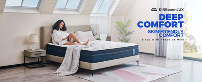 Queen ,14 Inch Gel Memory Foam Hybrid Mattress in a Box,Motion Isolation Individually Pocket Innerspring ,Pressure Relie