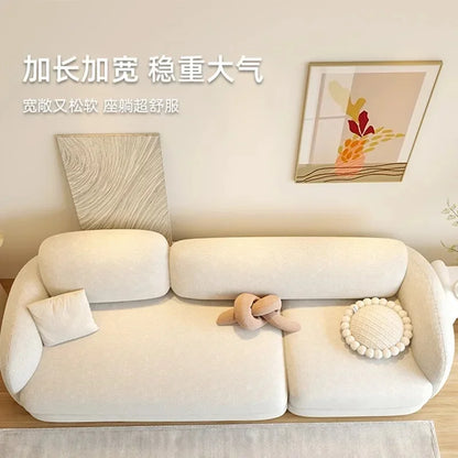 Modern Corner Sofa Bed for Living Room, Recliner Floor Couch Single Luxury Nordic Furniture