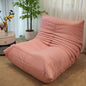 Fireside Chair for Adult Armless Floor Sofa Soft Comfy Lounge Chair Foam Sofa Accent Chair for Living Room Bedroom Bean Bag Sofa