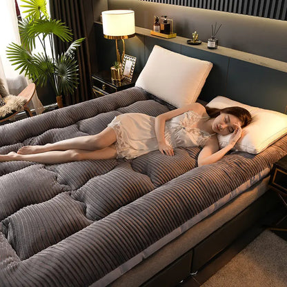 Inflatable Mattress Memory Foam Covers Bed Mettress Futon Folding Sleeping Mattress Base Songk Colchon Matress Latex Tatami