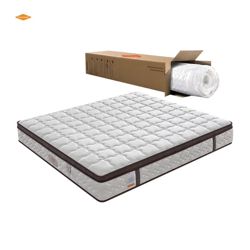 Wholesale Royal Hotel Bed Mattress Queen King Size Memory Foam Spring Mattress on Sale