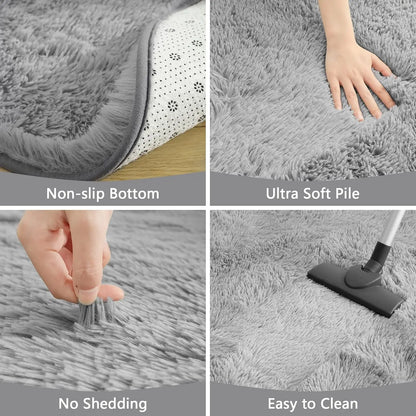Plush Carpets Fluffy Ultra Soft Indoor Modern Area Rugs Living Room Play Mats For Children Bedroom Home Decor Nursery Rug