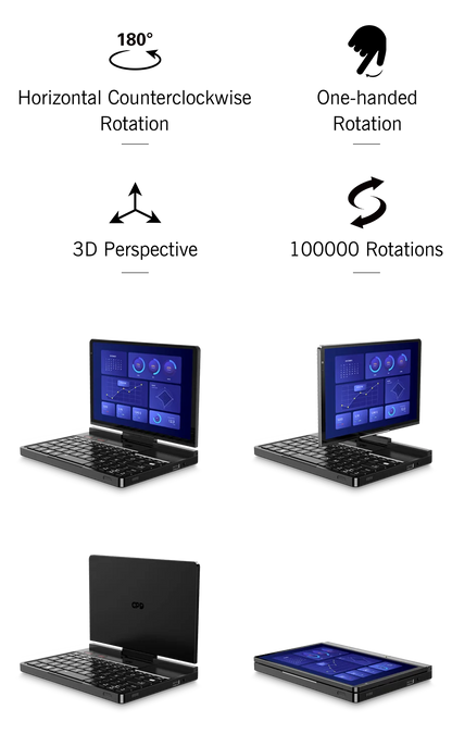 New 2025 version In stock! Original GPD Pocket 4 8.8-inch AMD AI 9 HX 370 64GB RAM 2TB NVMe Mini Laptop Computer for business