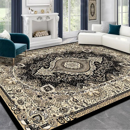 Persian Style Carpet for Living Room Home Decoration Retro Lounge Rug Soft Bedroom Carpet Non-slip Bedside Mats Washable 200x300