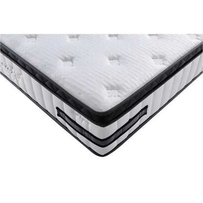 12 Inch Queen Size Memory Foam Mattress 26CM High Density Foam Compress Pocket Spring Mattresses for King Size Bed