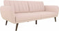 Living room Sofa,Futon Couch 34.5"Dx81.5"Wx31.5"H with Adjustable Backrest Convertible Futon Sofa Bed Suitable for living room