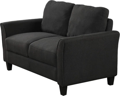 Sectional Sofa Sets, Modern Polyester Blend Sectional Couch Set with Sofa, Loveseat and Armchair, Living Room Furniture Sets