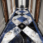 Luxury Black Golden Long Corridor Carpet Hall Runner Decor Non-slip Washable Stairway Rugs European Aisle Floor Mat Customizable