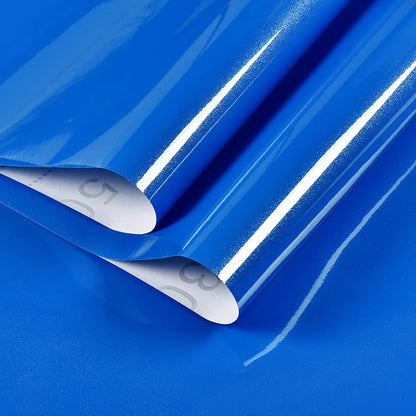 80cm Solid Color Decorative Film PVC Self Adhesive Wall Paper Furniture Renovation Stickers Kitchen Cabinet Waterproof Wallpaper