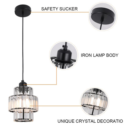 K9 Crystal Pendant Light Indoor Dining Room Nordic Modern Ceiling Chandelier for Bedroom Decoration Led Adjust Lighting Fixtures