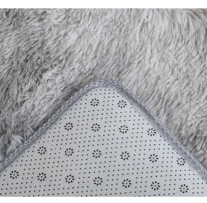 Soft Shaggy Carpet Living Room Fluffy Children Rugs Large Beige Plush Area Rug for Bedroom Kids Room Nursery Modern Home Decor