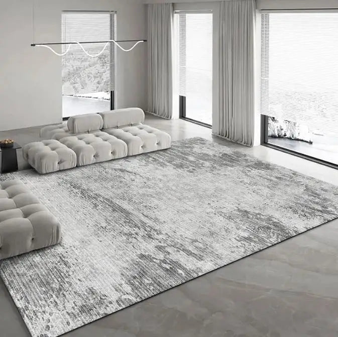 Light Luxury Splashing Ink Living Room Large Area Carpet Bedroom Decor Rugs Non-slip Floor Mat Lounge Rug Hotel Lobby Carpets