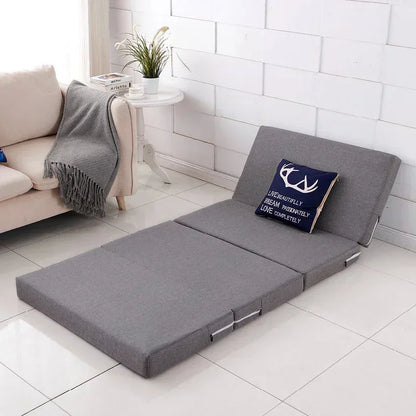 Memory Simple Foam Folding Mattress Mat Tatami Yoga Pad Foldable Sponge Mattresses for Office Lunch Break Single Bed Furniture