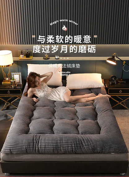 Inflatable Mattress Memory Foam Covers Bed Mettress Futon Folding Sleeping Mattress Base Songk Colchon Matress Latex Tatami