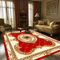 European Style Large Size Carpets for Living Room Decorative Household Rug for Bed Room Washable Non-slip Floor Mat Customizable