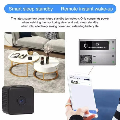Xiaomi Mini Camera 1080p HD Wireless Wifi Remote Monitor Camera Home Ip Camera Motion Detection Recorder Super-long Battery Life