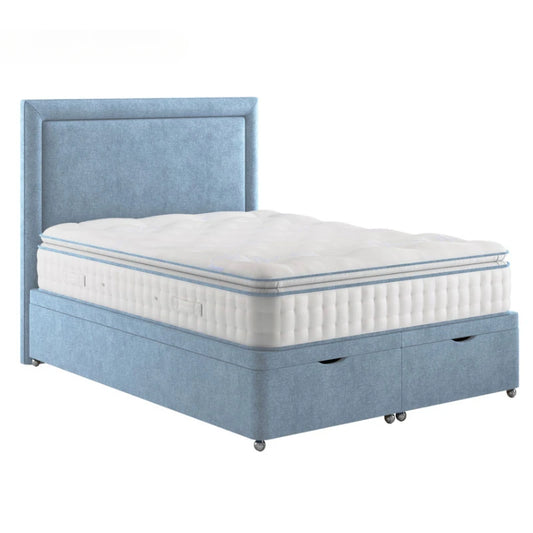 King or queen size gel memory natural latex foam silence and individual anti fatigue compress  pocket spring mattress