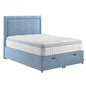 King or queen size gel memory natural latex foam silence and individual anti fatigue compress  pocket spring mattress