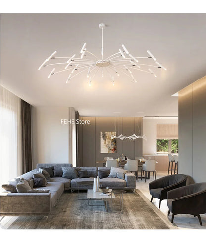 Living room lamp, new light luxury bedroom chandelier Nordic lamps modern minimalist atmosphere For home dining room Lights