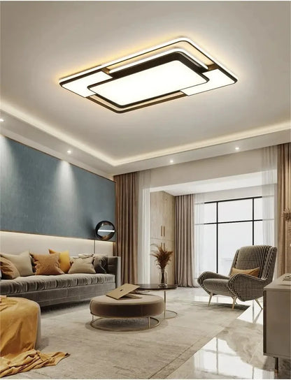 Living Room LED Ceiling Lamp Modern Simple Bedroom Room Dining Light Nordic Lustre Home Decoration Interior Lighting Chandelier