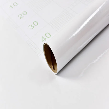 PVC Waterproof Oil-Proof Wallpaper White Self-Adhesive Kitchen Cabinet Table Top Old Furniture Renovation Color Change Stickers