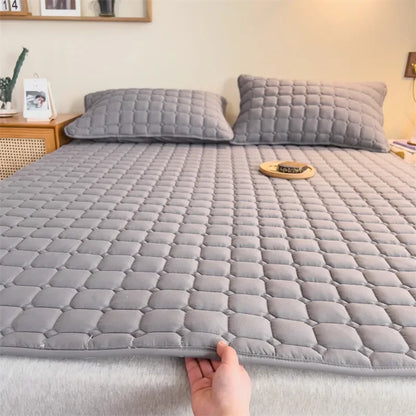 Green Tea Mattress Topper Cooling Pad Ultra-Soft and Breathable Bed Mattress Cover with Deep Pocket Foldable Tatami Floor 매트리스